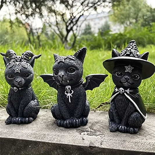 Cat statues small