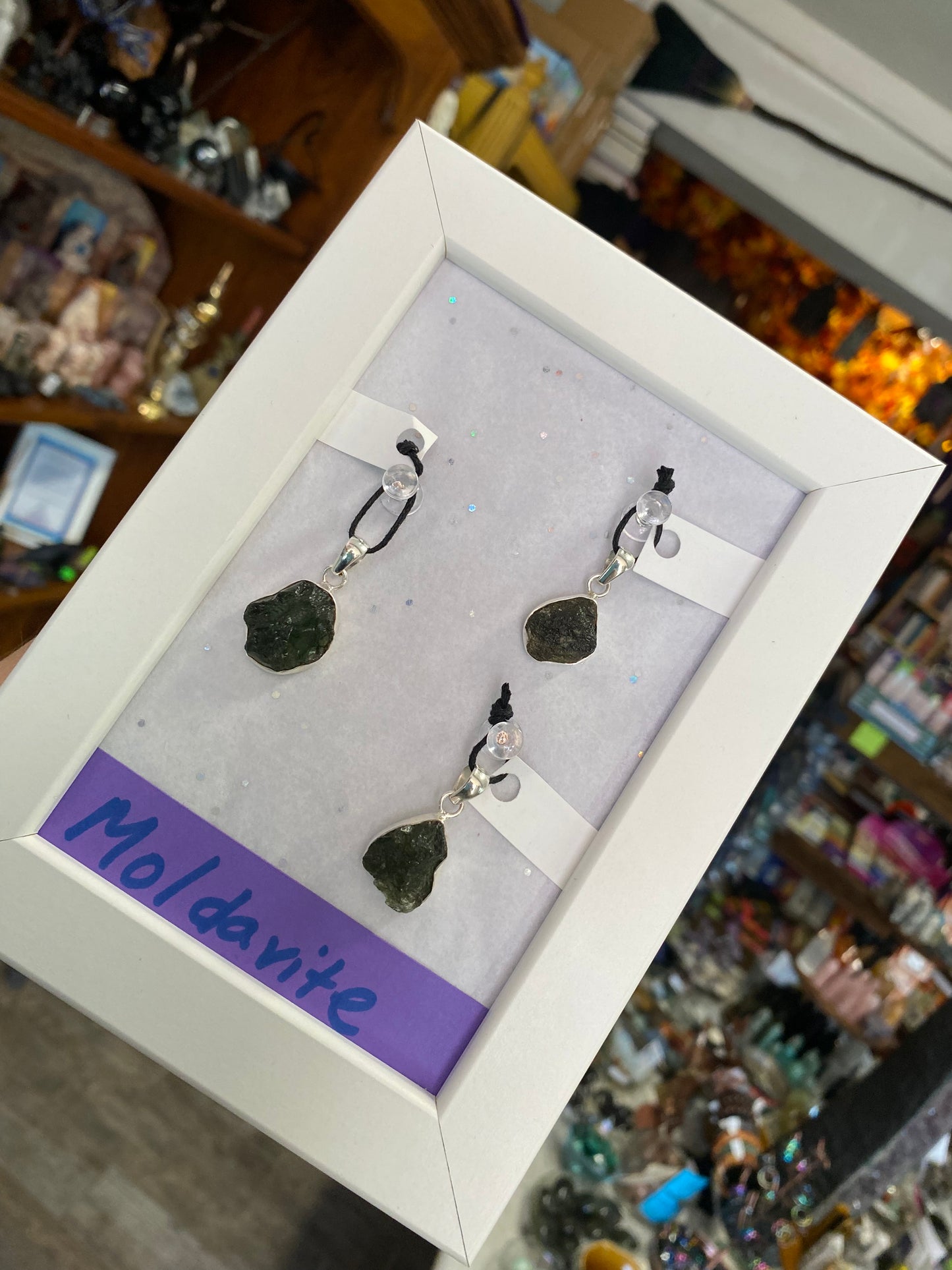 Moldavite pendant