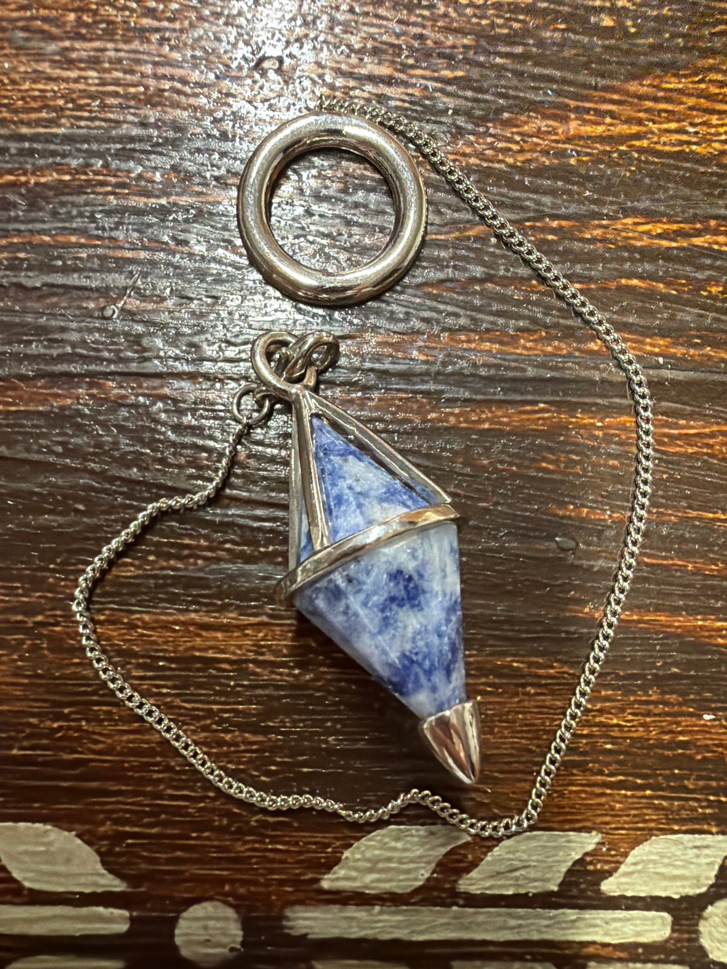 Double Terminated Stone Pendulum