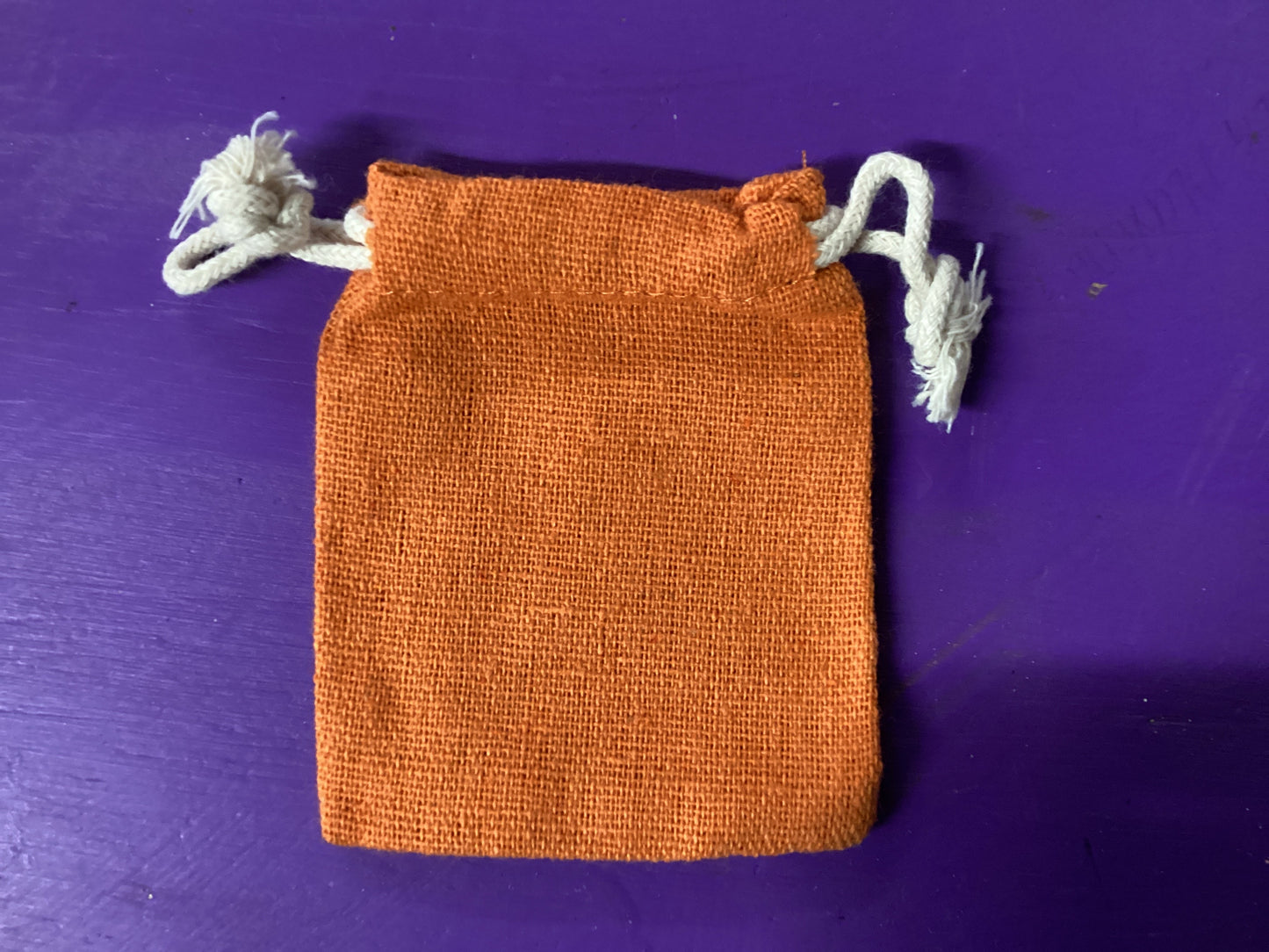 Cotton Colored Magickal Sachet Mojo Bag 2.5”x3.25”