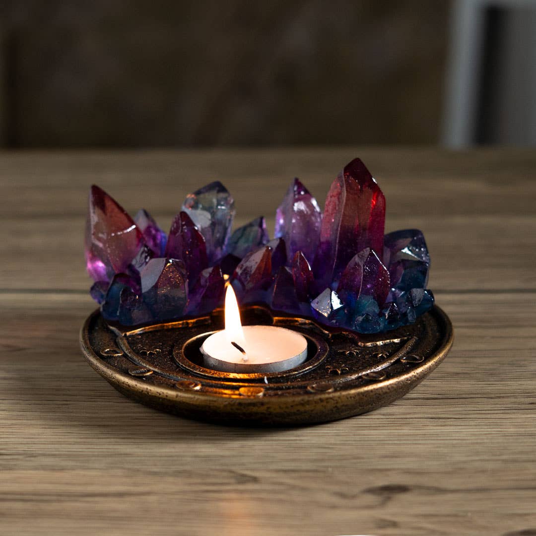 Crystal Candle Holder (resin)