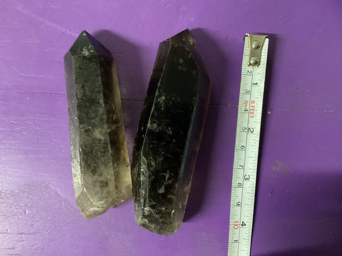 Smoky Quartz Natural point 7-10cm