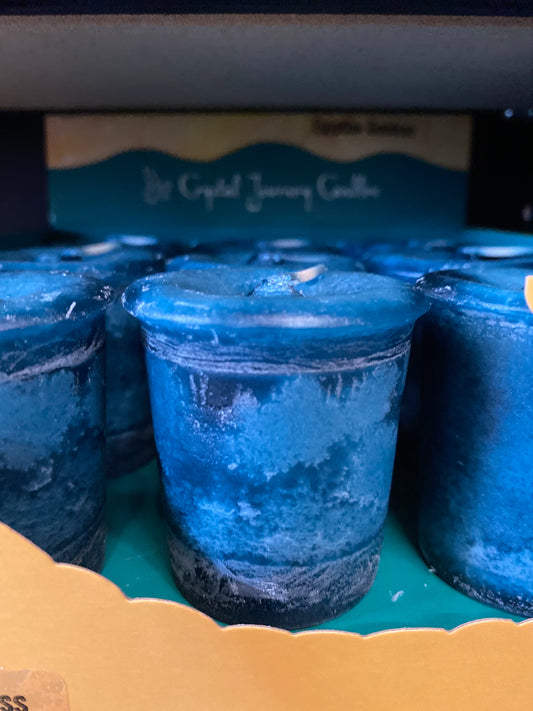 Egyptian Goddess Votive Candle Reiki Charged