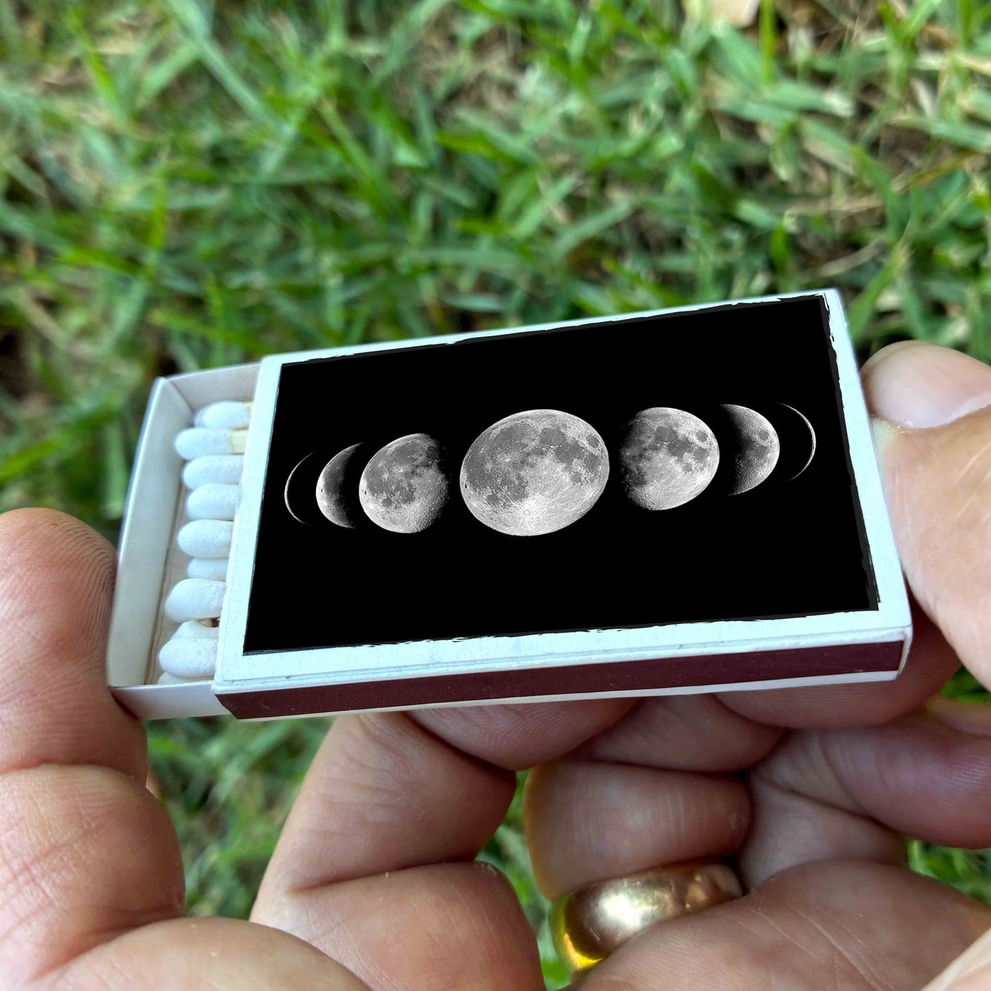 Matches • Moon Phases Matchbox • Candle Accessory
