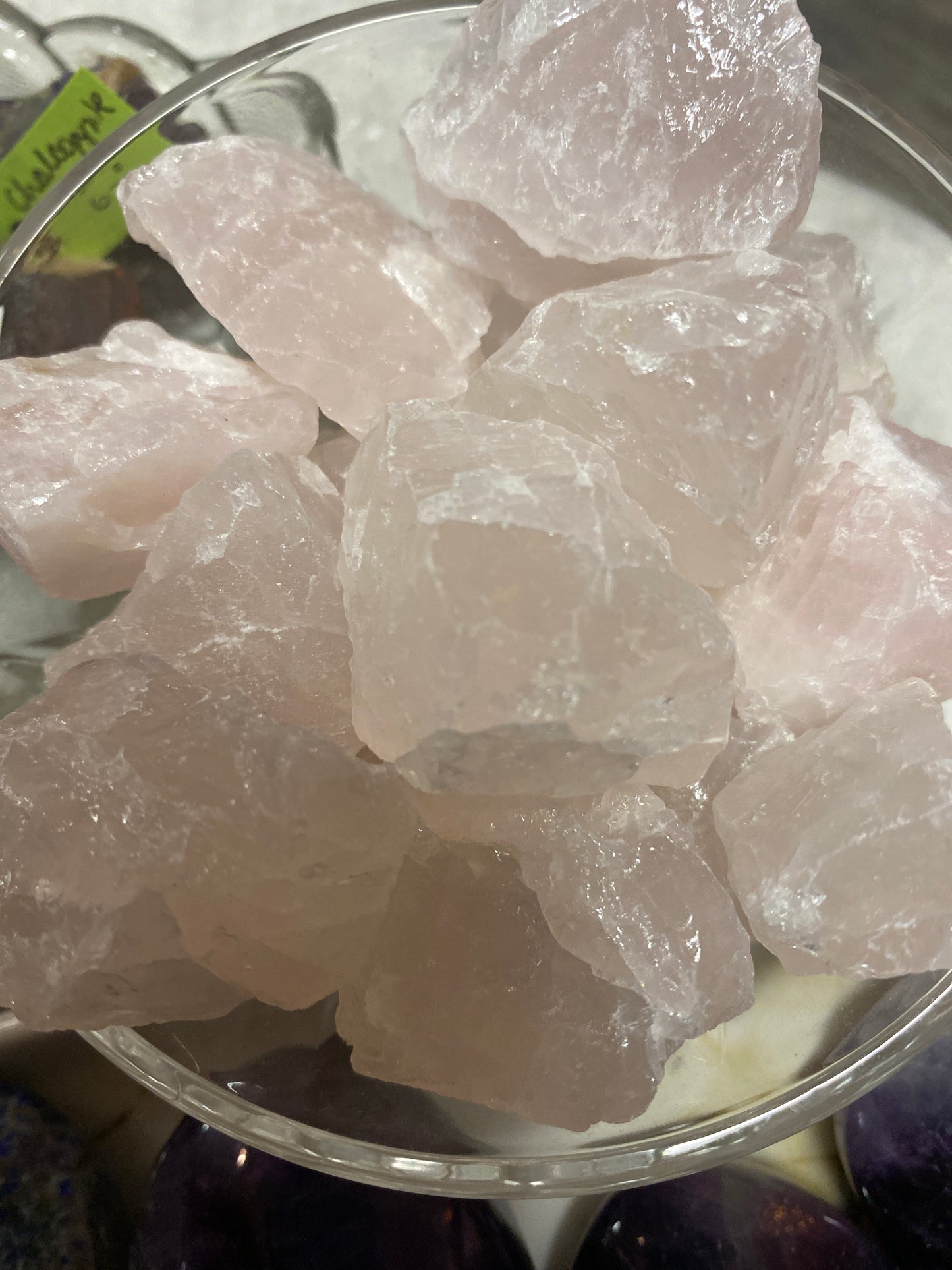 Rose Quartz Untumbled Raw Stone