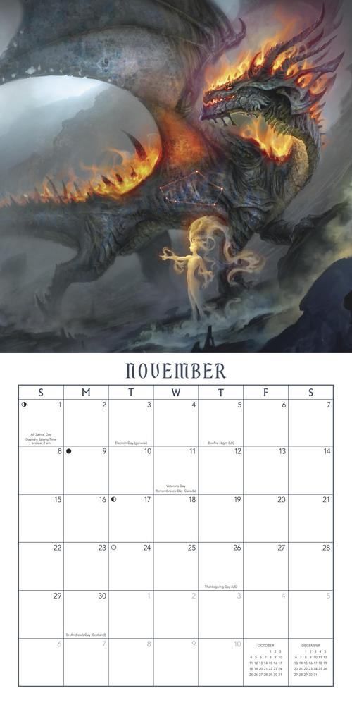 Llewellyn's 2026 Dragon Calendar