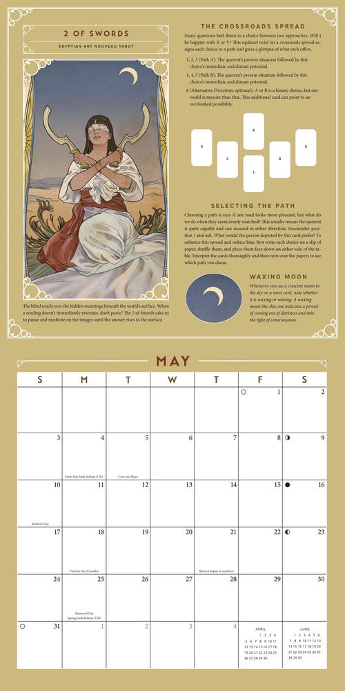 Llewellyn's 2026 Tarot Calendar