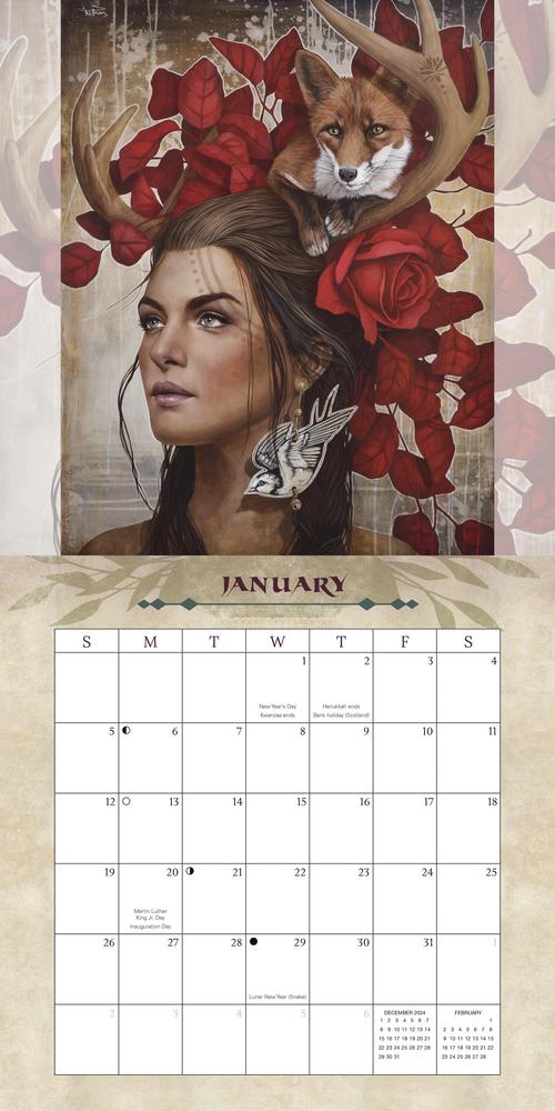 2026 Wild Woman Rising Calendar by Llewellyn