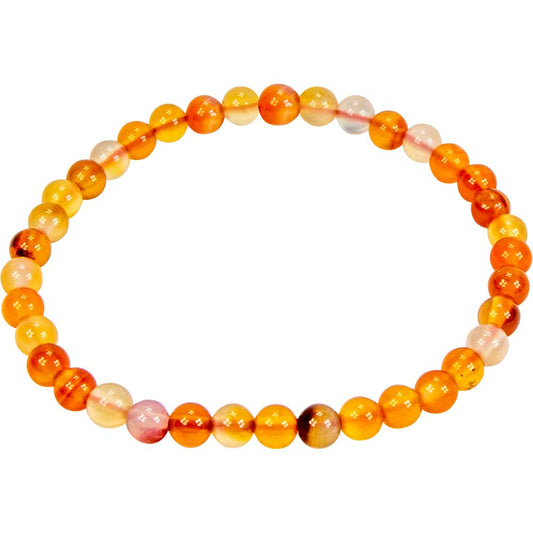 Carnelian bracelet Kid's size 4mm