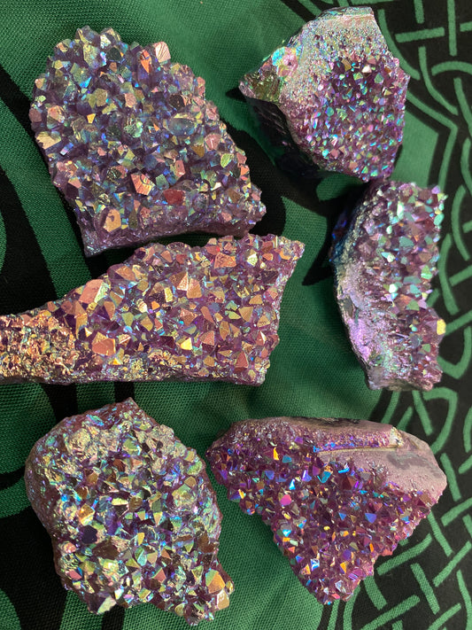 Aura Quartz Druzy Piece