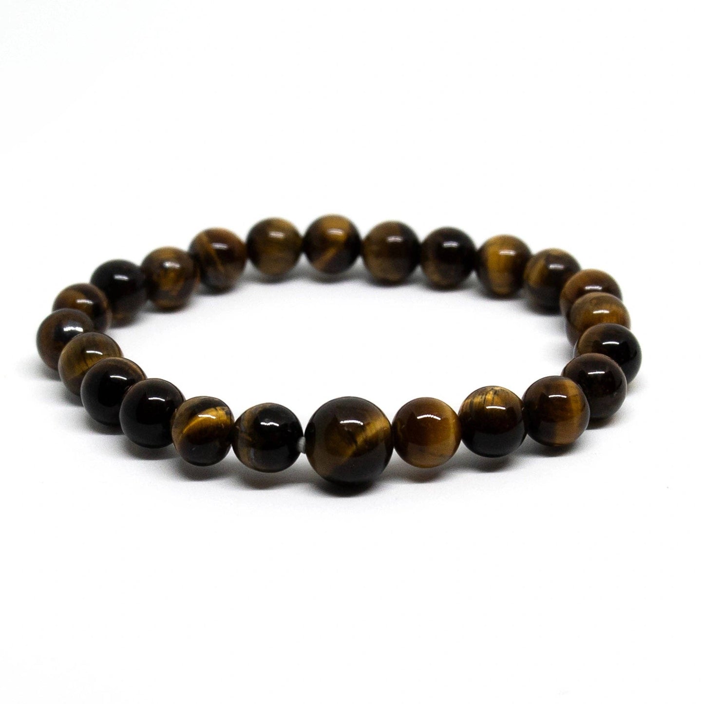 Tiger's Eye Beaded Bracelet - Wrist Mala - 8mm