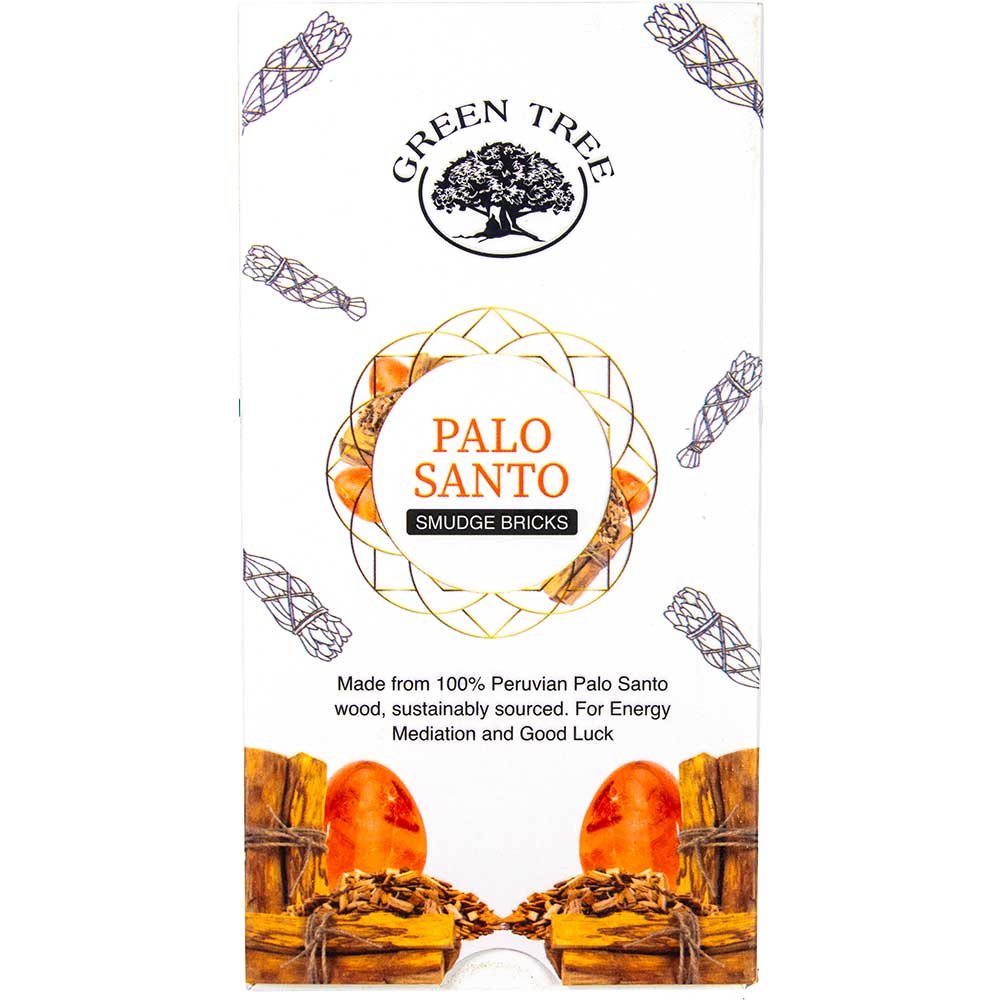 Green Tree Smudge Bricks - Palo Santo (Pack of 15)