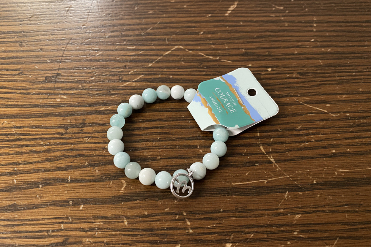 Zodiac Intentions Bracelets 8mm Stone Beads Astrology