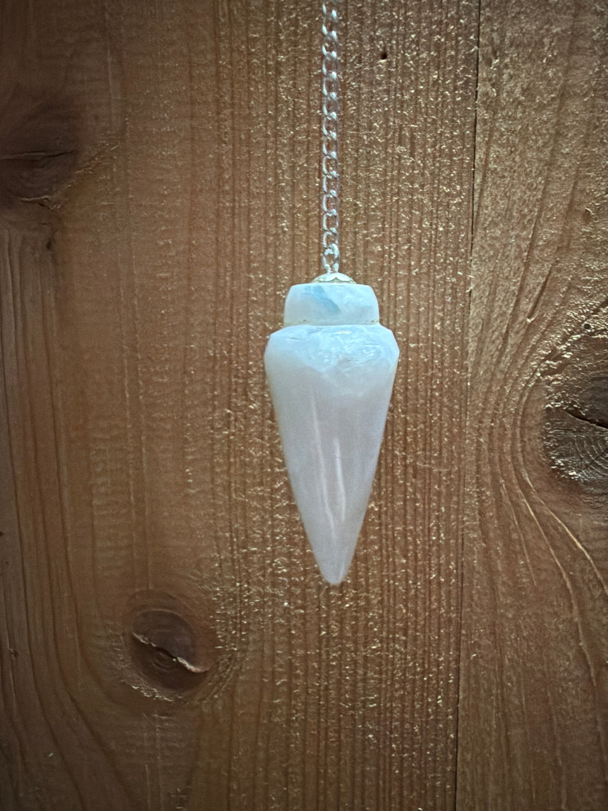 Rainbow Moonstone pendulum