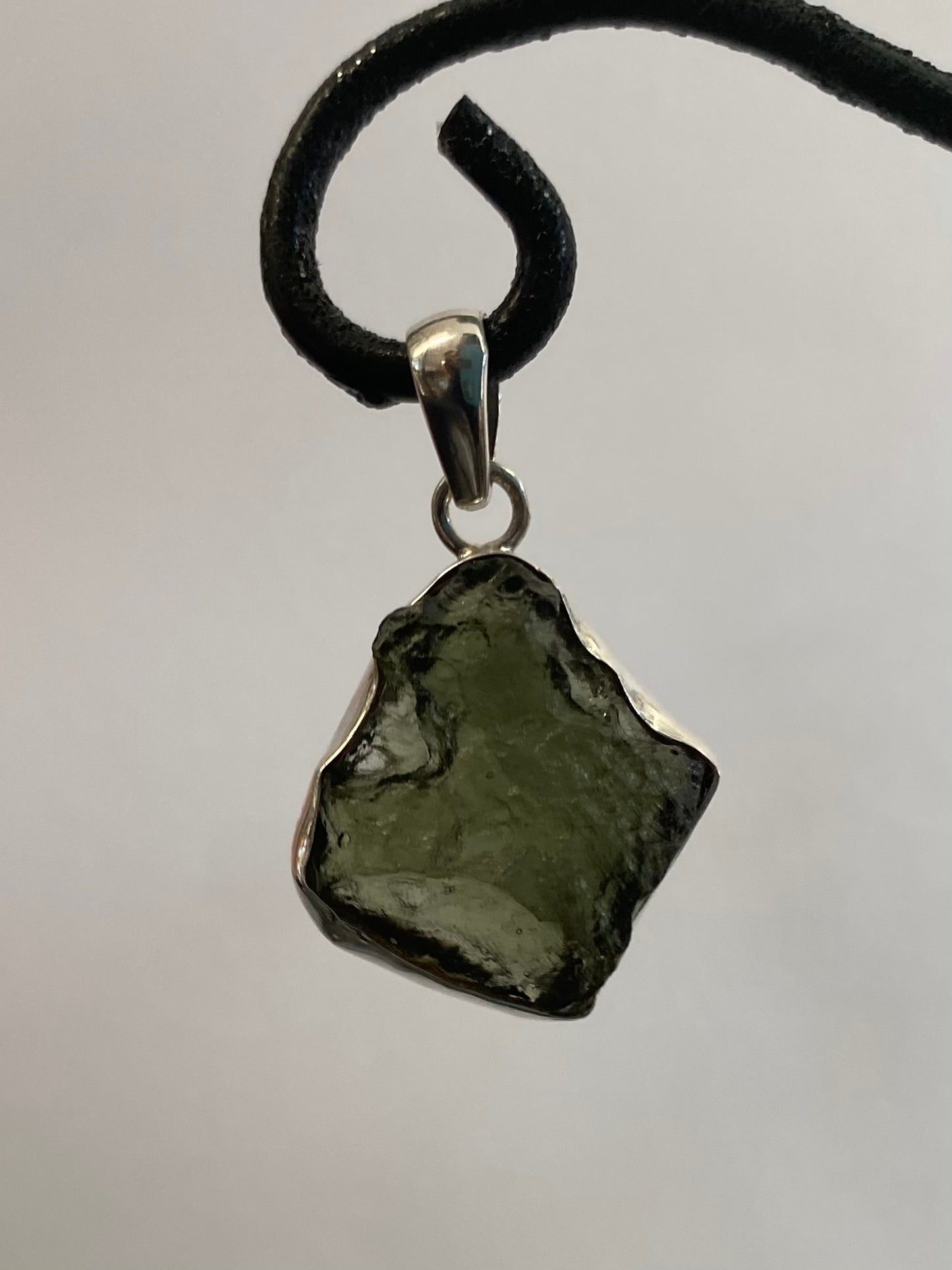 Moldavite pendant