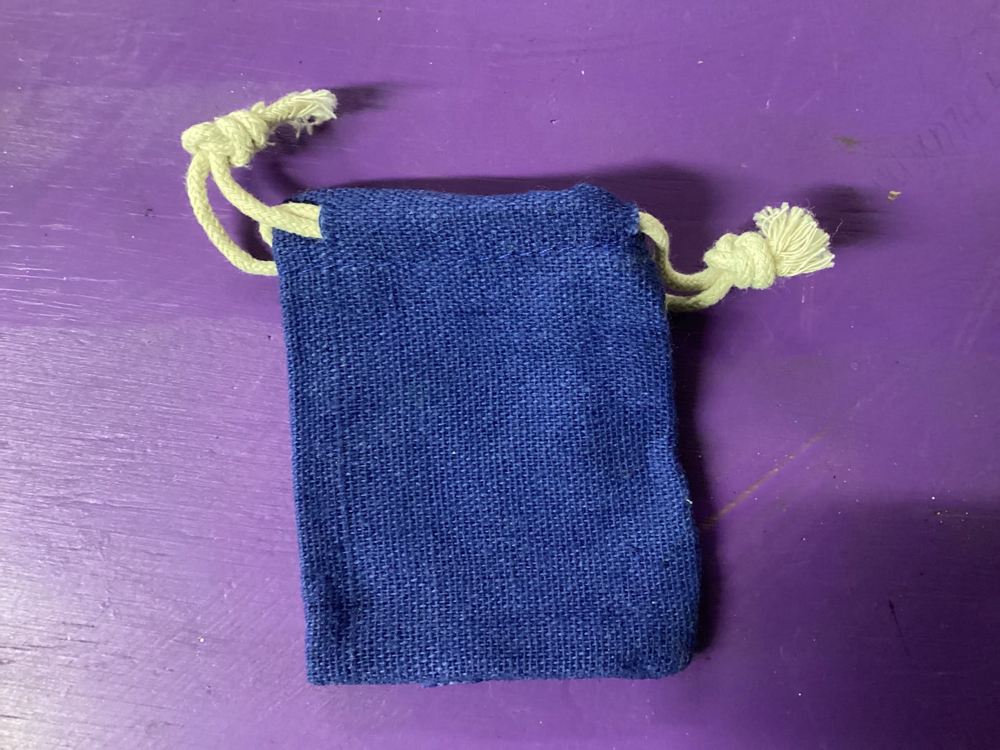 Cotton Colored Magickal Sachet Mojo Bag 2.5”x3.25”