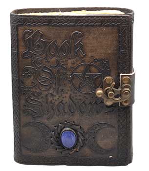 Book of Shadows Aged-looking Paper Leather w/ Latch
