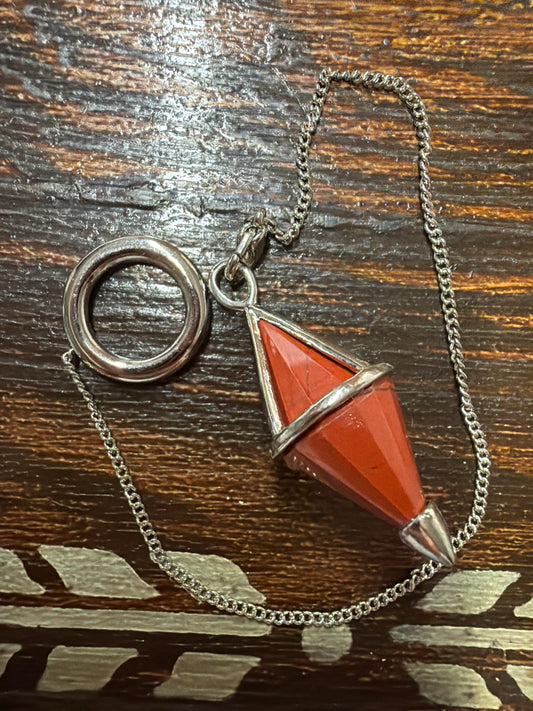 Double Terminated Stone Pendulum