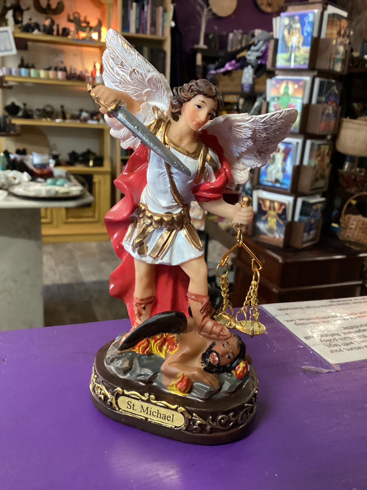 Saint Michael (San Miguel) Statue 5"