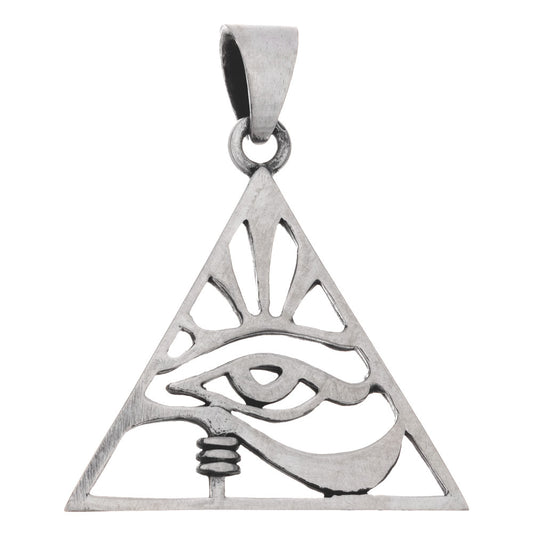 Horus Eye Triangle Sacred Symbol Pendant