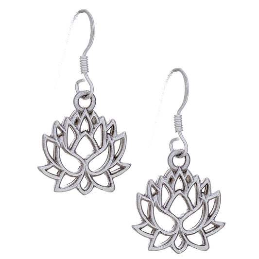 Small Lotus Earrings
