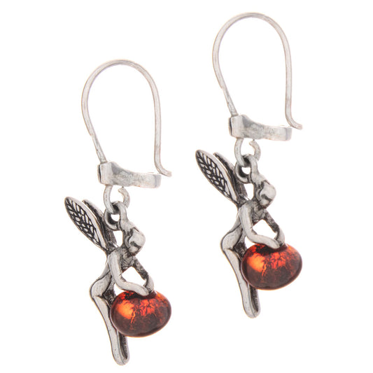 Fairy Amber Earrings