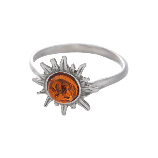 Amber Sun Ring
