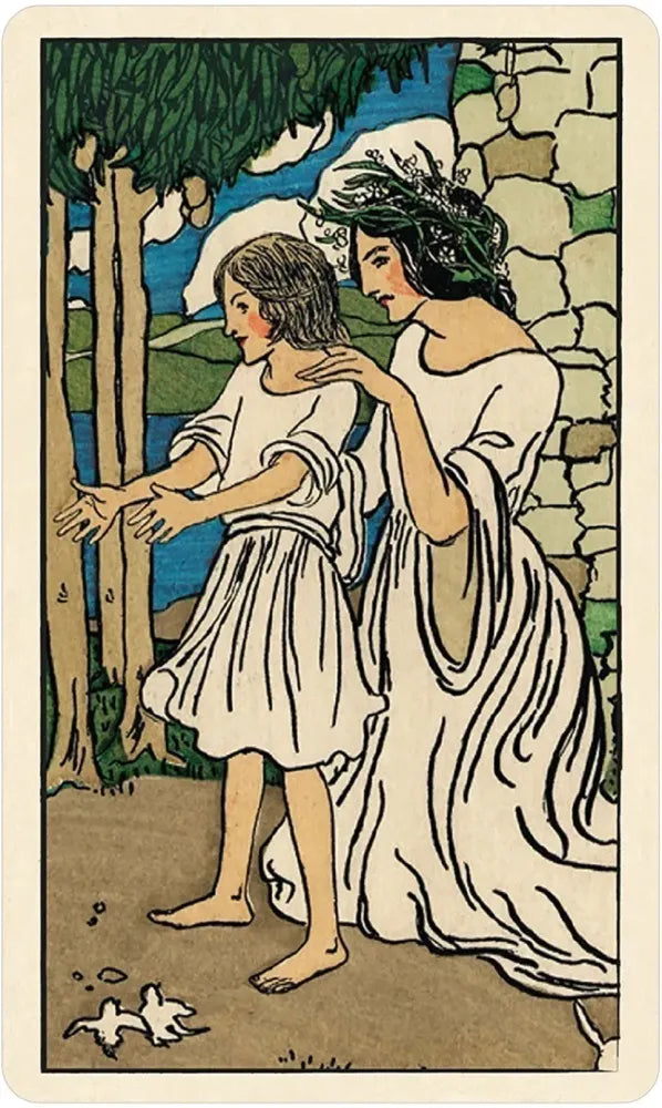 Smith-Waite Borderless tarot deck by Pamela Colman Smith