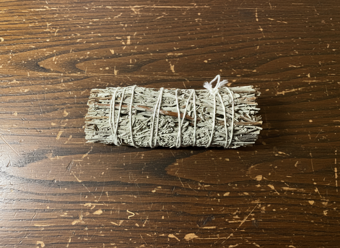 Blue Sage smudge stick 4"