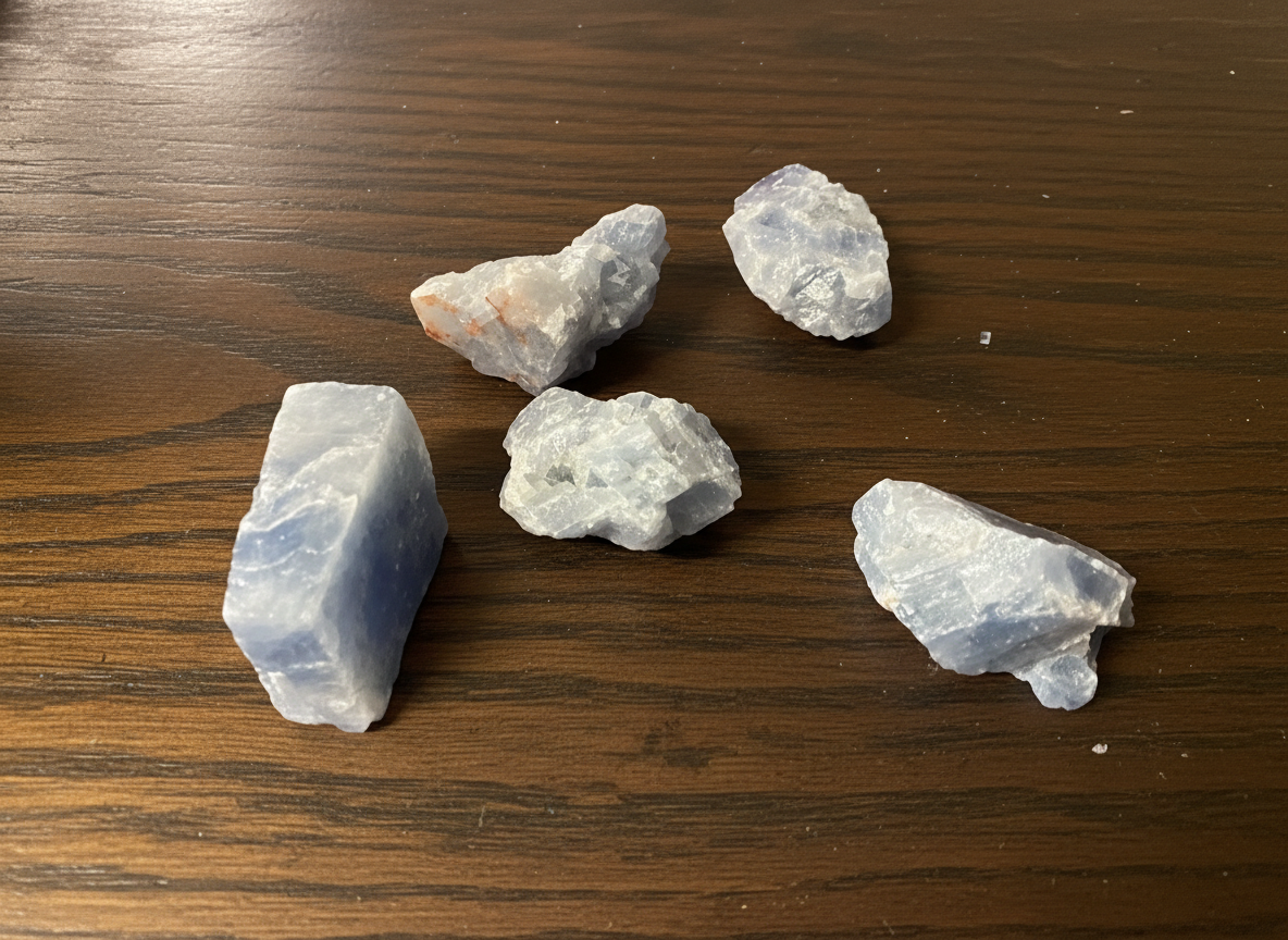 Blue calcite is a healing stone.