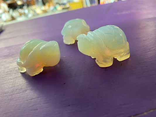 Opaline Tortoise Stone Carving
