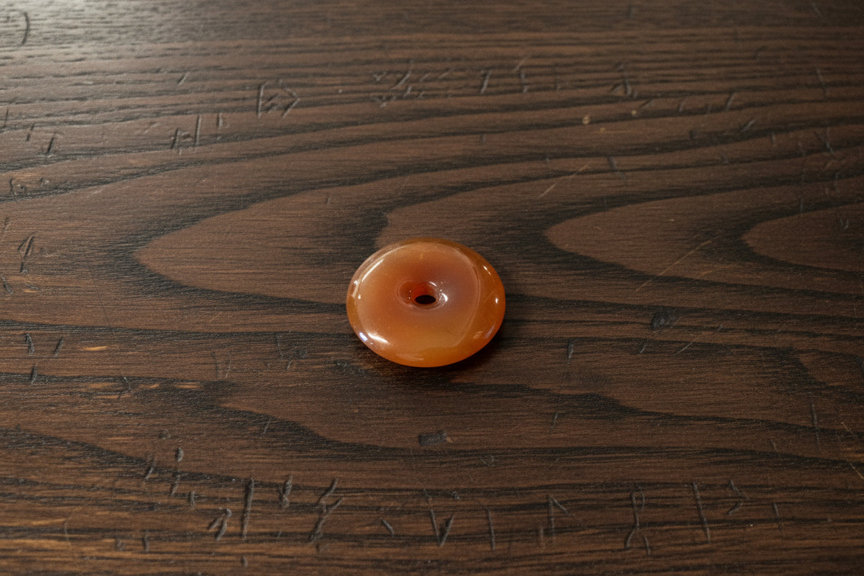 Carnelian Pi Stone boosts courage, creativity, and motivation