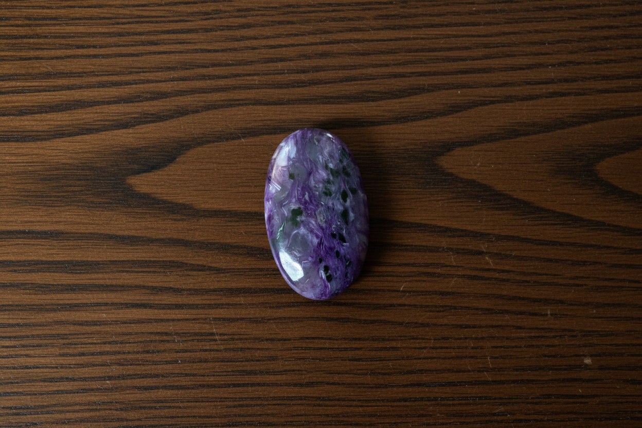 Charoite is a stone of deep transformation and spiritual growth.