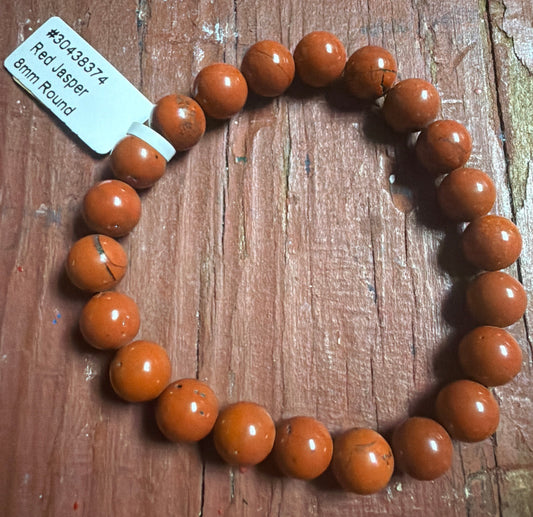 Red Jasper 8mm Bracelet