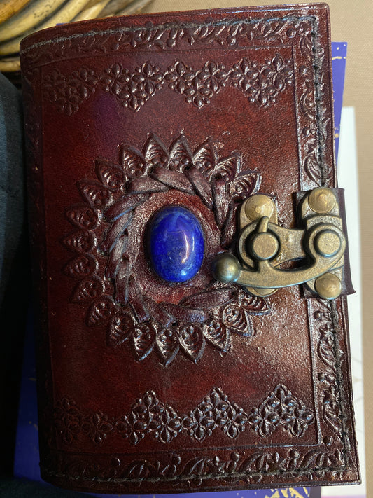 Lapis Sun Leather Small 3.5x5” Journal w/Latch
