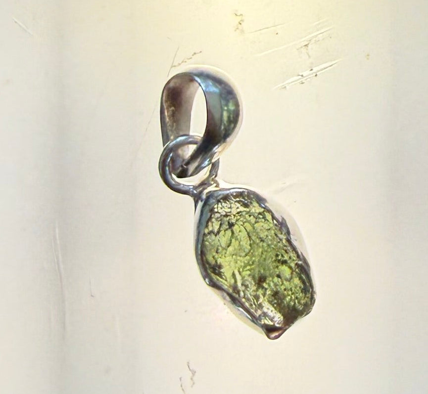 Moldavite pendant
