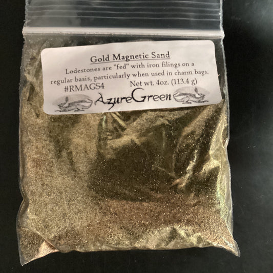 Gold Magnetic Sand (Lodestone Food)  4oz