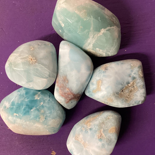 Natural Larimar Tumbled
