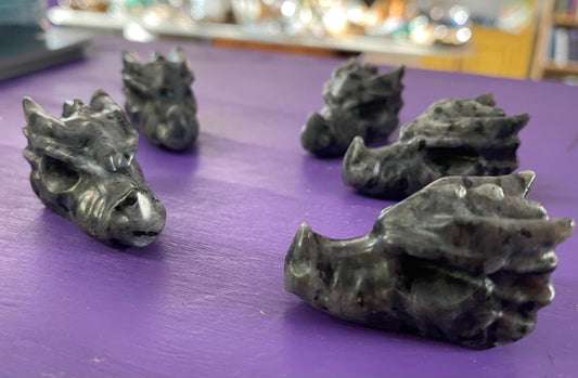 Larvikite dragon head