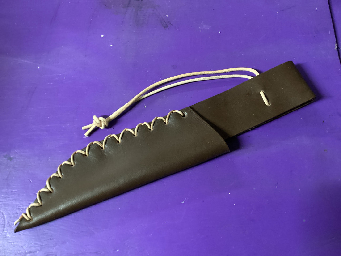 Railroad Spike Twisted Handle Knife by Mythrojan