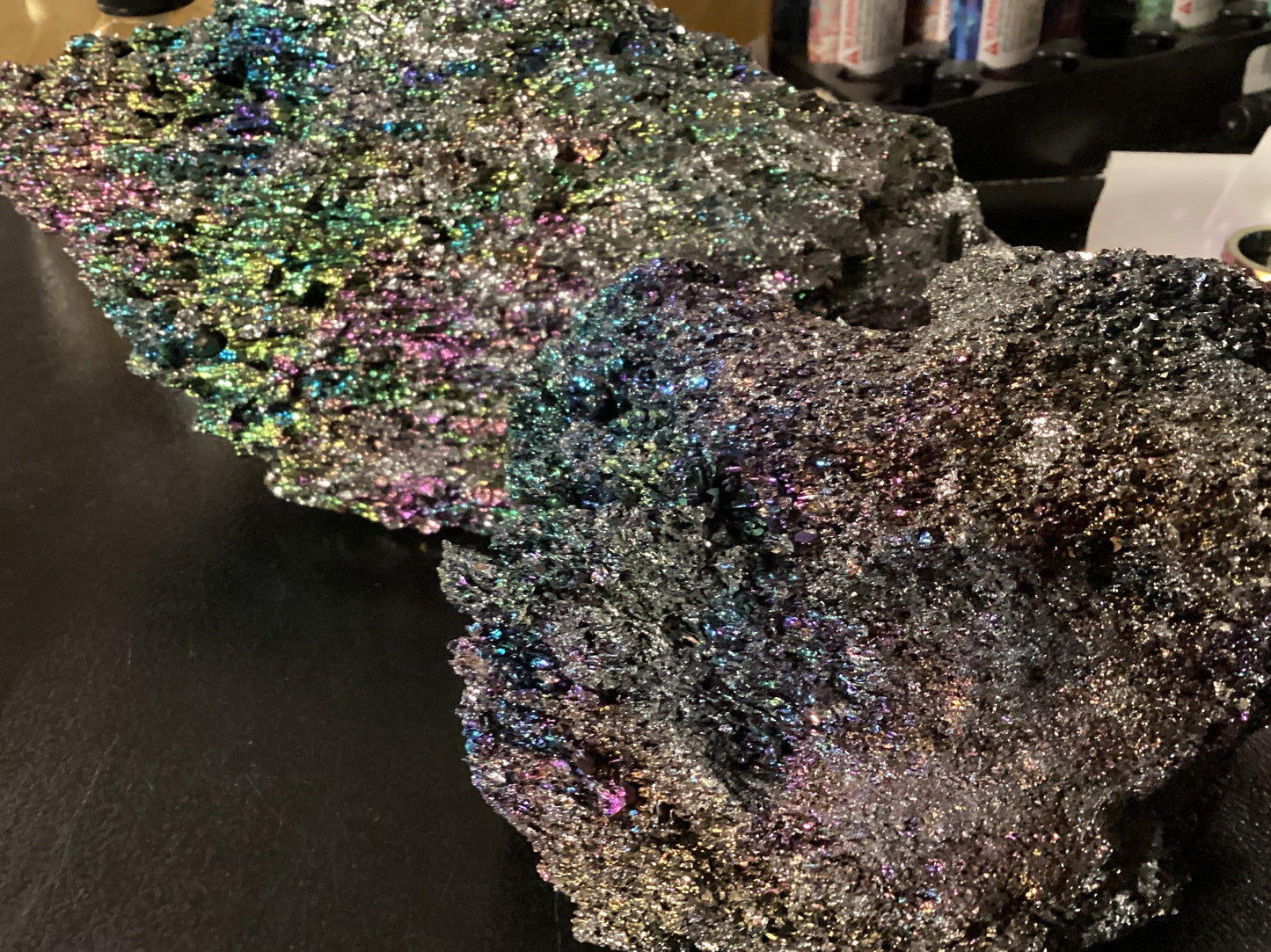 Carborundum stone “unicorn poop”