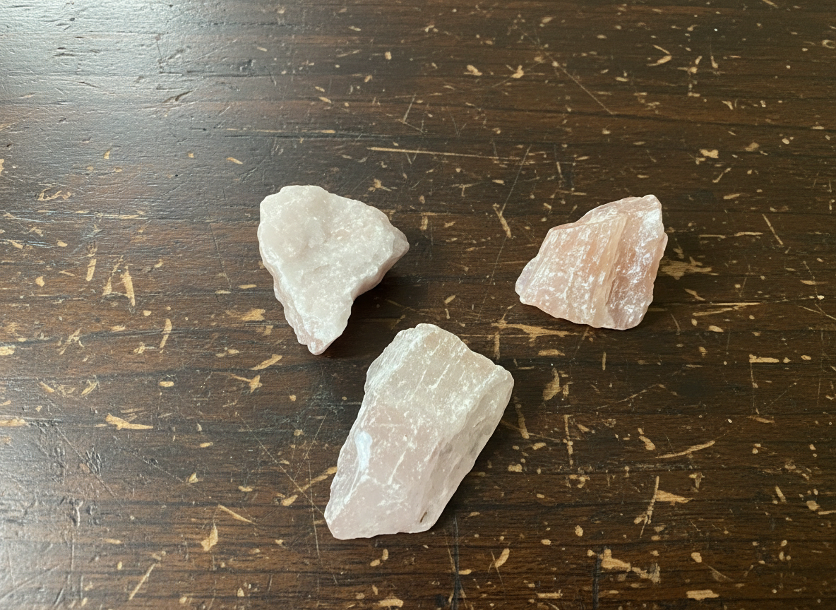 Pink Calcite Raw Untumbled Stones