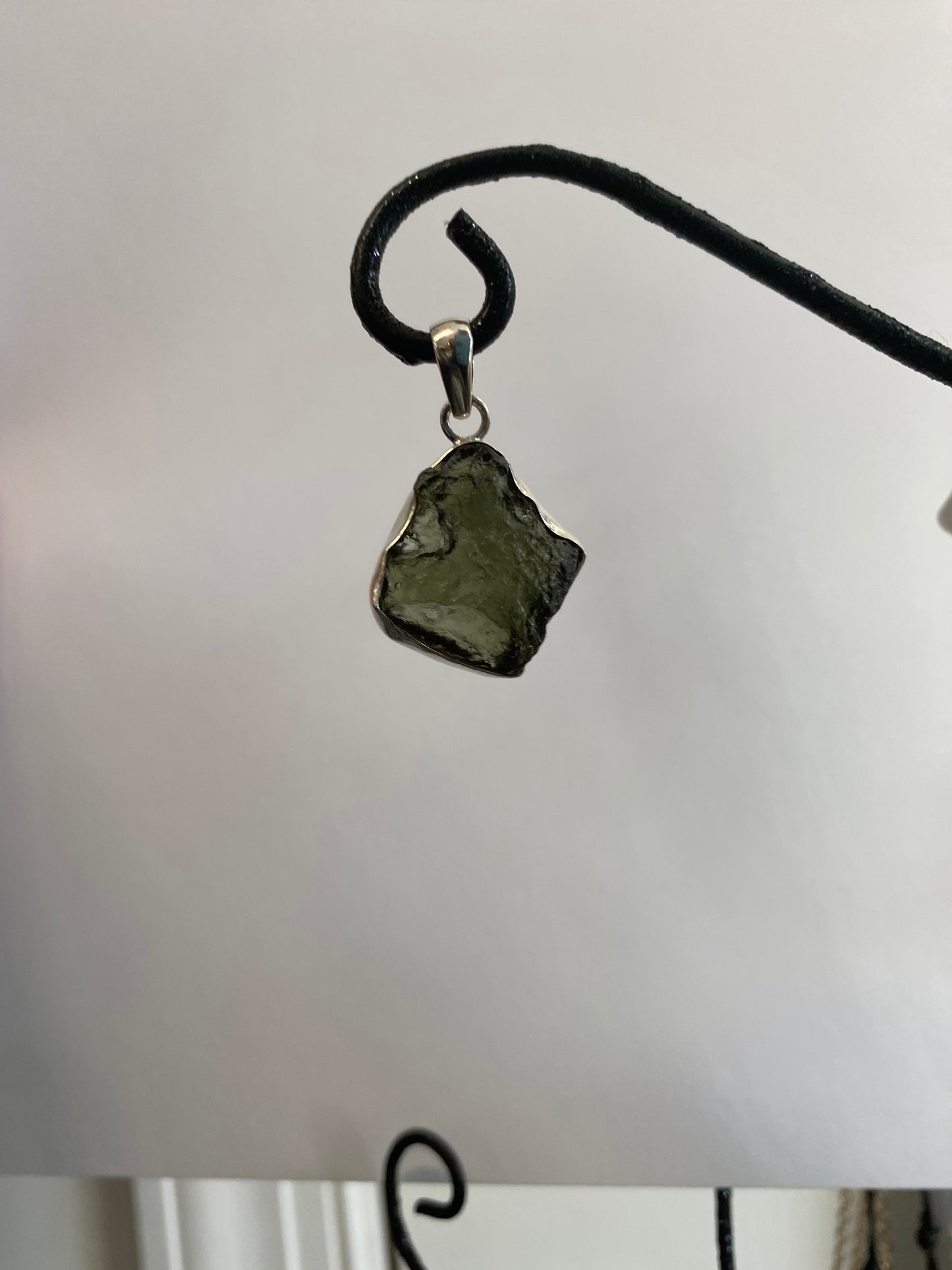 Moldavite pendant