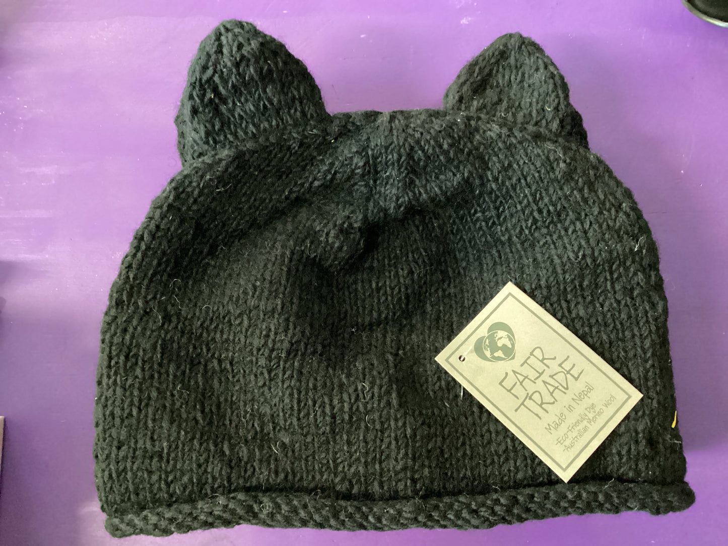 Cat Ears Wool Knit Hat