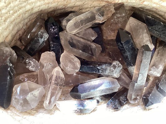Smoky Quartz Natural point 7-10cm