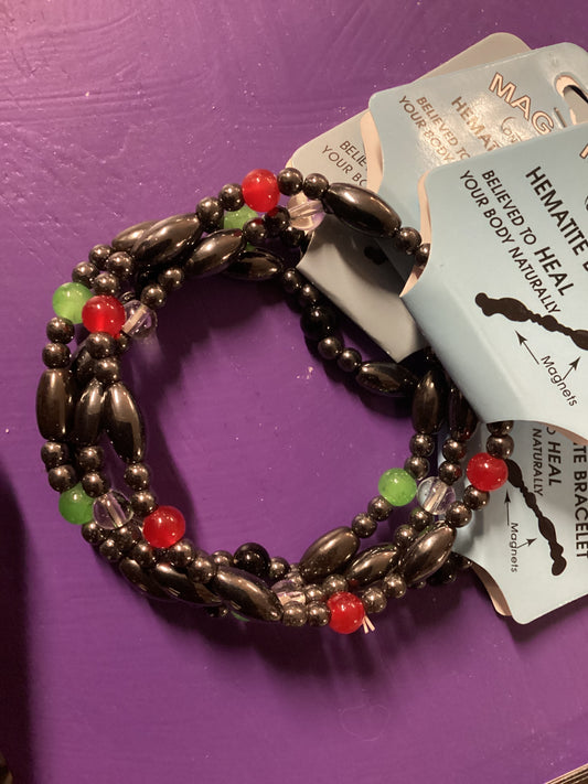Magnetic Hematite bracelet