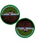 Tree of Life iron-on patch 3"