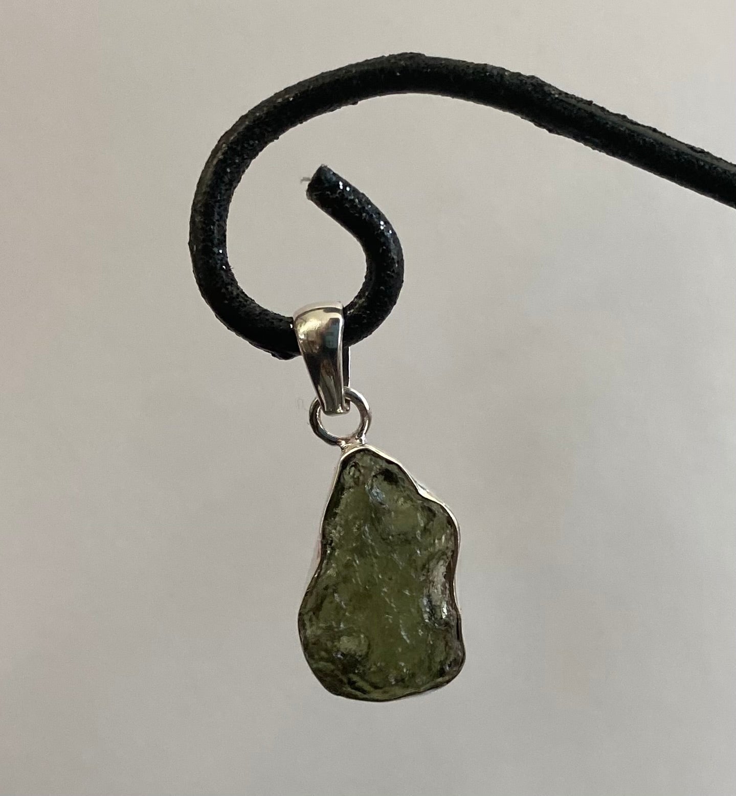 Moldavite pendant