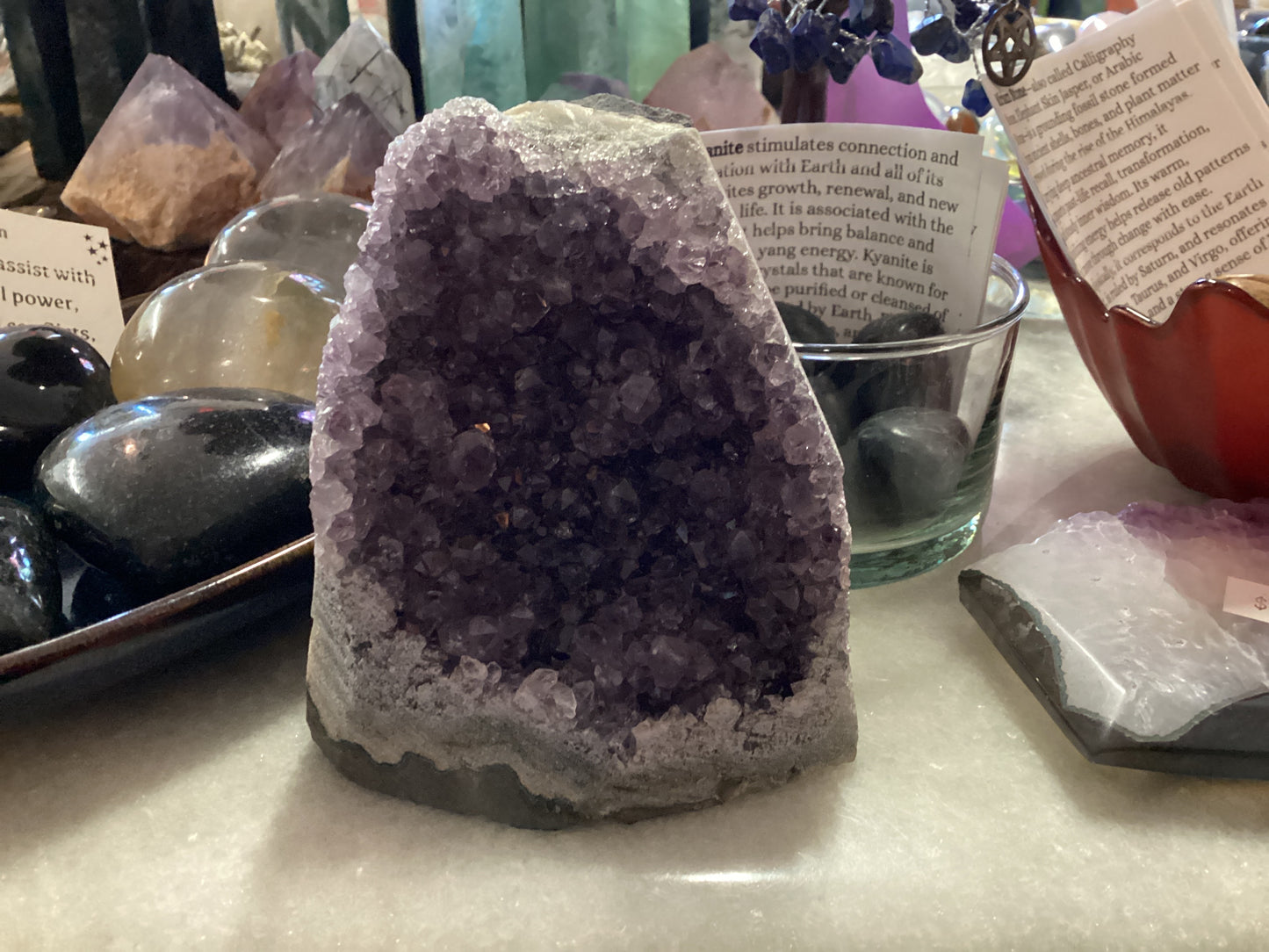 Amethyst Druzy Geode Mini Cathedral