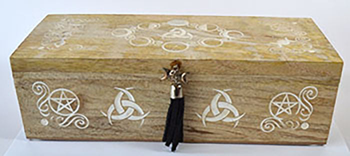 Moon Phases Wood Box